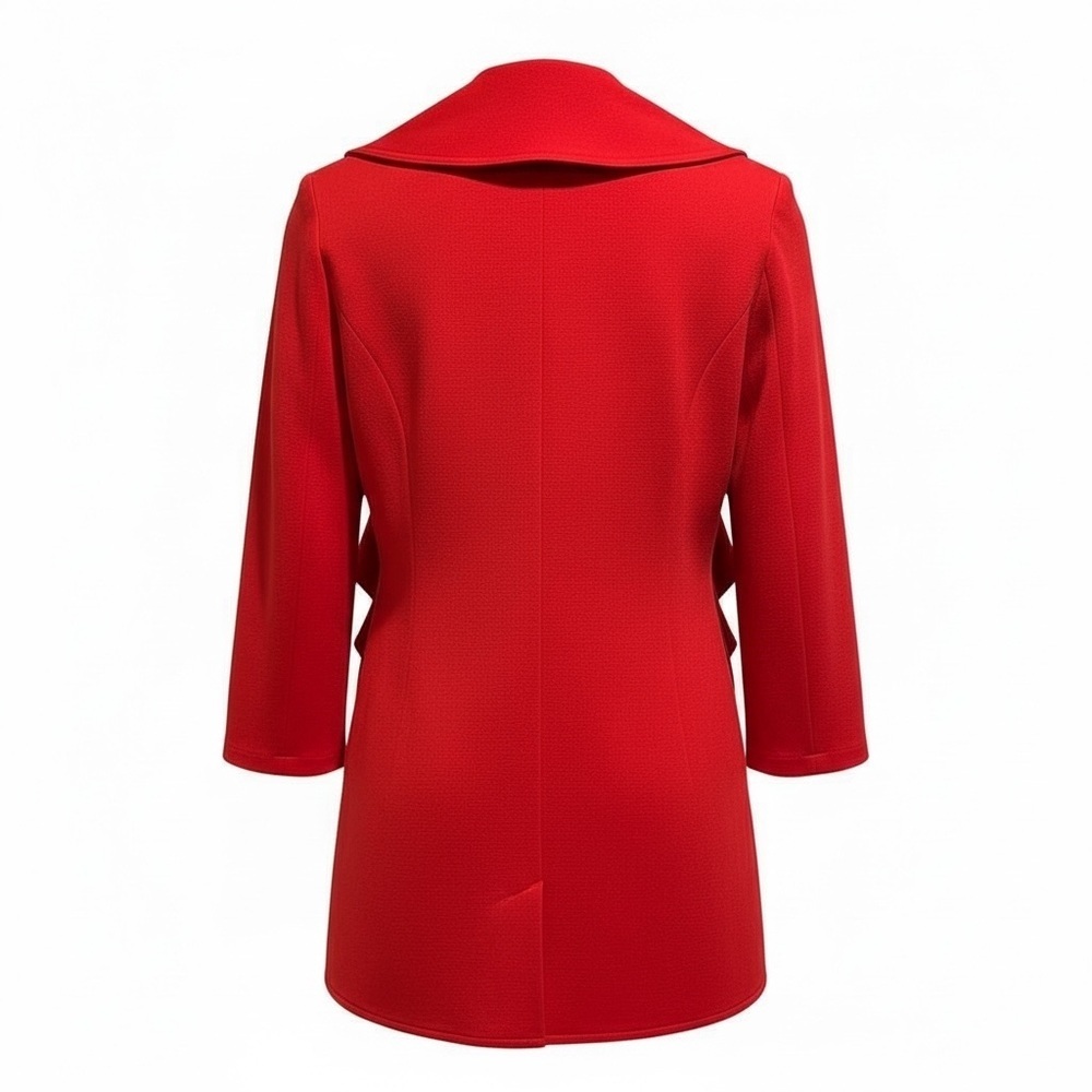 ❤️ Calvin Klein Ruffled Collar Blazer | Size 8 ❤️ - Picture 3 of 6